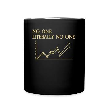 Motivate Inspire Encouragement Positivity Slogan - Full Colour Mug - black - Front