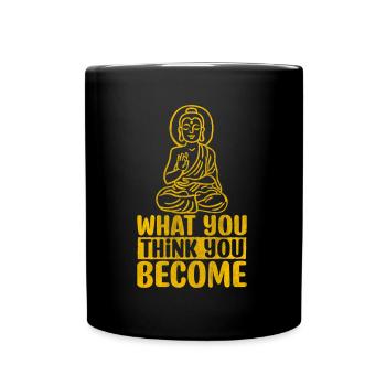Motivate Inspire Encouragement Positivité Slogan - Mug uni - noir - Devant