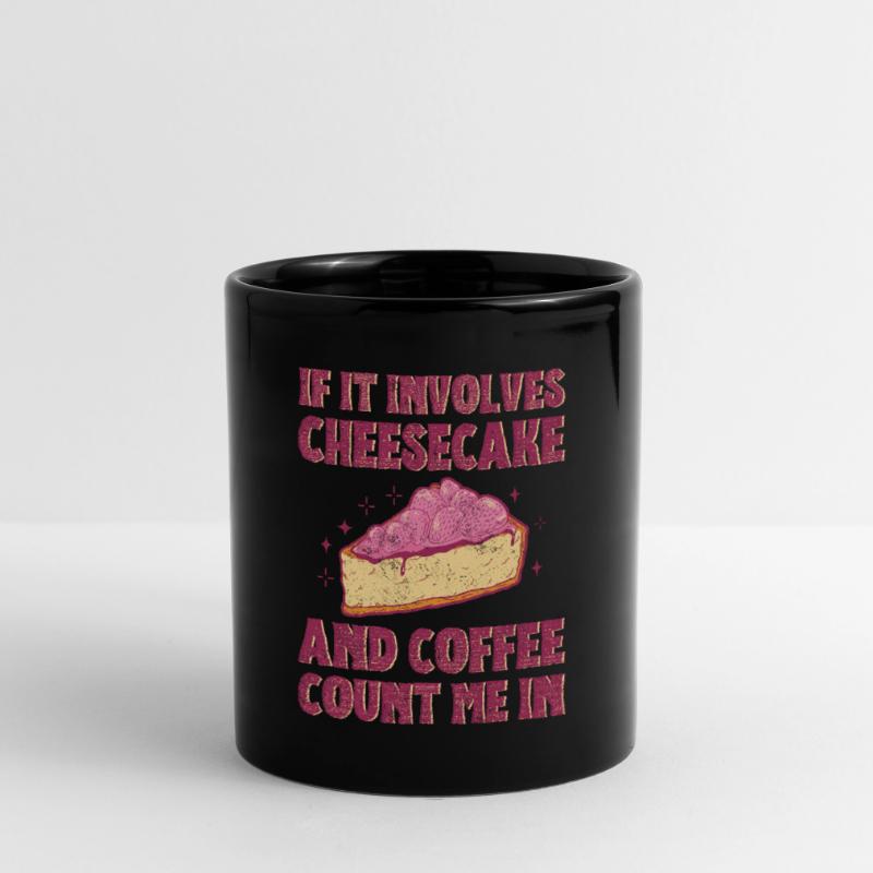 S’il s’agit de gâteau au fromage et de café, comptez-moi dans Mug uni