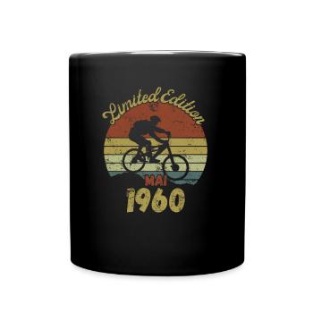 Anniversaire Vélo Vélo Mai 1960 - Mug uni - noir - Devant
