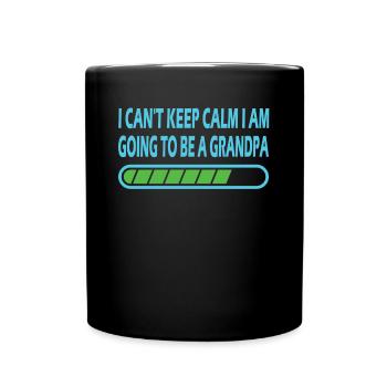 Je serai un grand-père télécharger cadeau hommes - Mug uni - noir - Devant