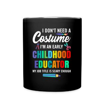 Je suis une éducatrice de la petite enfance Pre-K Teacher - Mug uni - noir - Devant