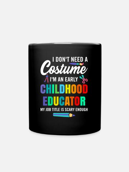 Je suis une éducatrice de la petite enfance Pre-K Teacher - Mug uni - noir