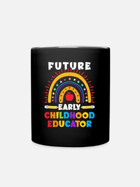 La future éducatrice de la petite enfance sera bientôt enseignante - Mug uni - noir