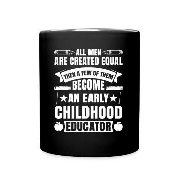Enseignante en éducation de la petite enfance - Mug uni - noir - Devant
