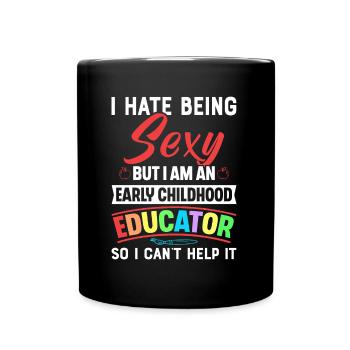 Enseignante en éducation de la petite enfance - Mug uni - noir - Devant