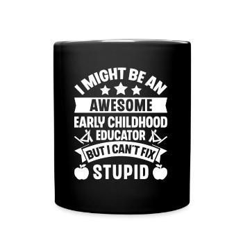 Génial éducateur de la petite enfance Enseignant d’éducation - Mug uni - noir - Devant
