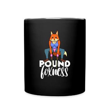 Pound Fitness - Pound Foxness - Full Colour Mug - black - Front