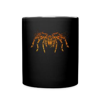 Spider lovers - colorful spider - Full Colour Mug - black - Front