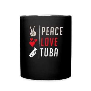 Les gens aiment tuba Player Marching Band - Mug uni - noir - Devant