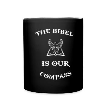 Bibel Christentum Jesus Christus Gott Spruch - Tasse einfarbig - Schwarz - Vorne