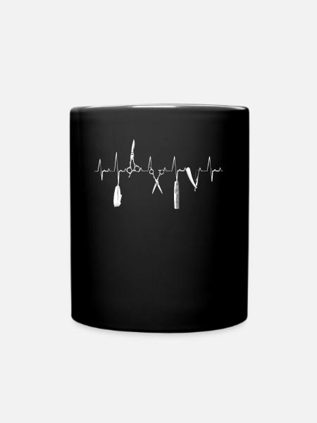Coiffeur, Coiffeur, Salon de coiffure - Mug uni - noir