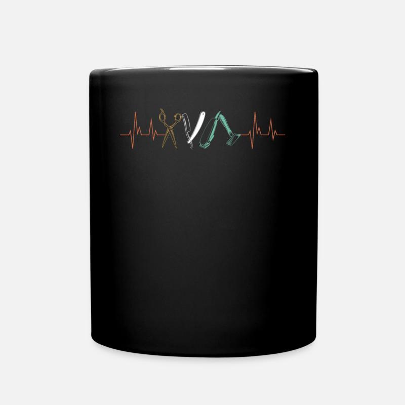 Friseur, Friseur, Barbershop - Tasse einfarbig - Schwarz