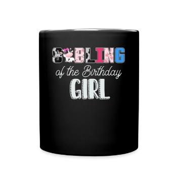 Anniversaire de vache, fille d’anniversaire de fermier - Mug uni - noir - Devant