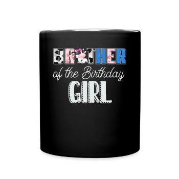 Anniversaire de vache, fille d’anniversaire de fermier - Mug uni - noir - Devant