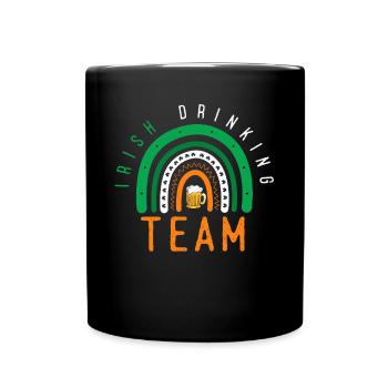 Irish Drinking Team - Full Colour Mug - black - Front