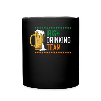 Équipe irlandaise de boisson - Mug uni - noir - Devant