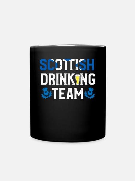 Schottisches Trinkteam, Schottland - Tasse einfarbig - Schwarz