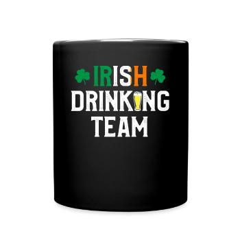 Équipe irlandaise de boisson - Mug uni - noir - Devant