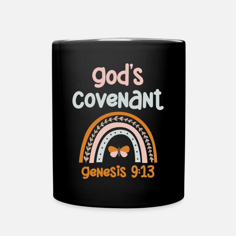 Gott Bund, Psalm, Christian - Tasse einfarbig - Schwarz