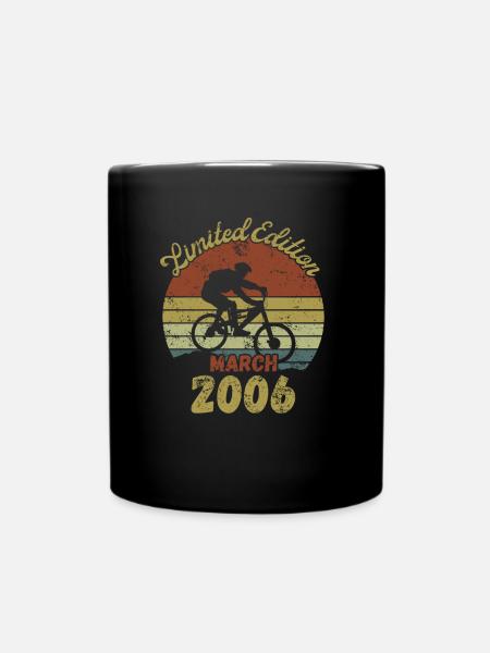 Vélo d’anniversaire Vélo Mars 2006 - Mug uni - noir