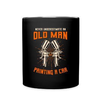 Peintre de carrosserie Mécanicien automobile Peintre de voiture - Mug uni - noir - Devant
