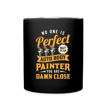 Peintre de carrosserie Mécanicien automobile Peintre de voiture - Mug uni - noir - Devant