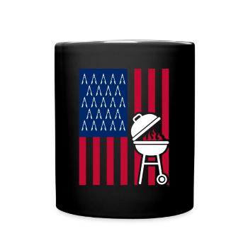 Barbecue Grill Grill Accessories BBQ Grill Master Grill Grill - Full Colour Mug - black - Front