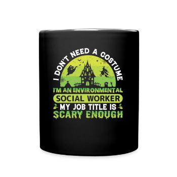 Environmental Social Worker Job Environmentalist - Full Colour Mug - black - Front