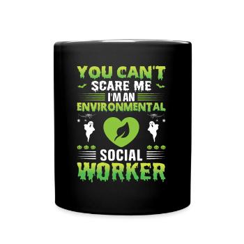 Emploi de travailleur social environnementaliste Environnementaliste - Mug uni - noir - Devant