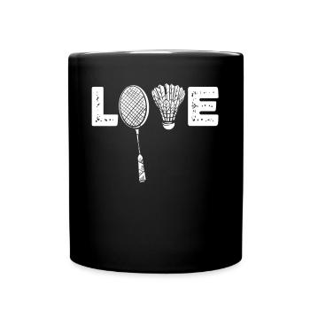 Badminton, Badminton players - Full Colour Mug - black - Front