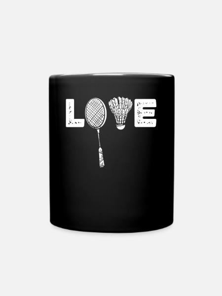 Badminton, Joueurs de badminton - Mug uni - noir