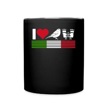 Vogelbeobachtung, Ornithologie - Tasse einfarbig - Schwarz - Vorne
