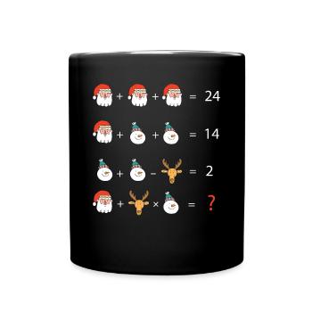 Math Teacher Equation - Full Colour Mug - black - Front