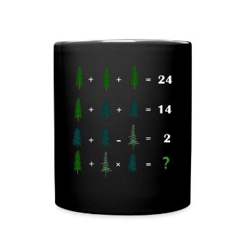 Math Teacher Equation - Full Colour Mug - black - Front