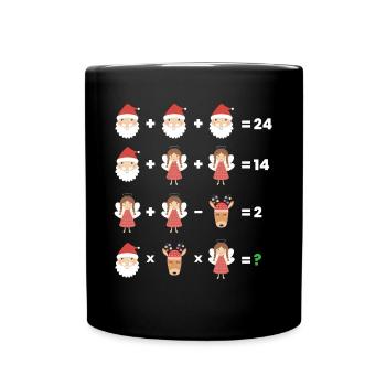 Math Teacher Equation - Full Colour Mug - black - Front