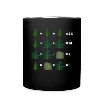 Math Teacher Equation - Full Colour Mug - black - Front