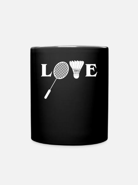 Badminton, Joueurs de badminton - Mug uni - noir