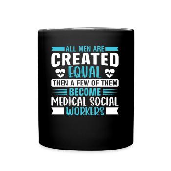Travailleur social médical Emploi Hôpital - Mug uni - noir - Devant