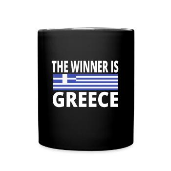 Griechenland Urlaub Sommer T-Shirt geschenidee - Tasse einfarbig - Schwarz - Vorne