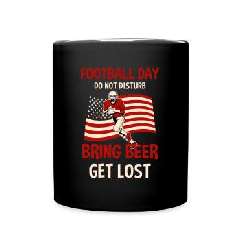 Joueur de football américain Sports American Football - Mug uni - noir - Devant