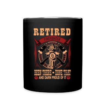 Firefighter Seen Done Pride - Full Colour Mug - black - Front