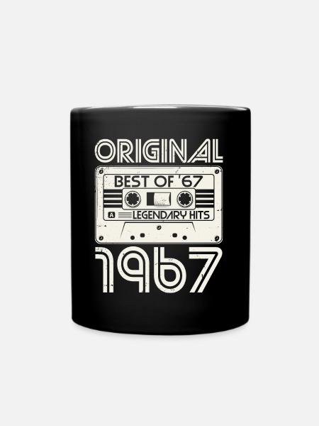 1967 Vintage Vintage Anniversaire Rétro Cadeau - Mug uni - noir