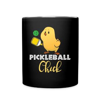 Pickleball-Chic, Pickleball Player - Full Colour Mug - black - Front