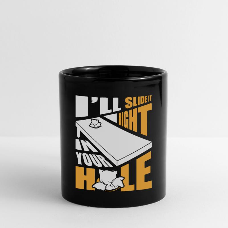 Cornhole, pouf, lancer de pouf Mug uni