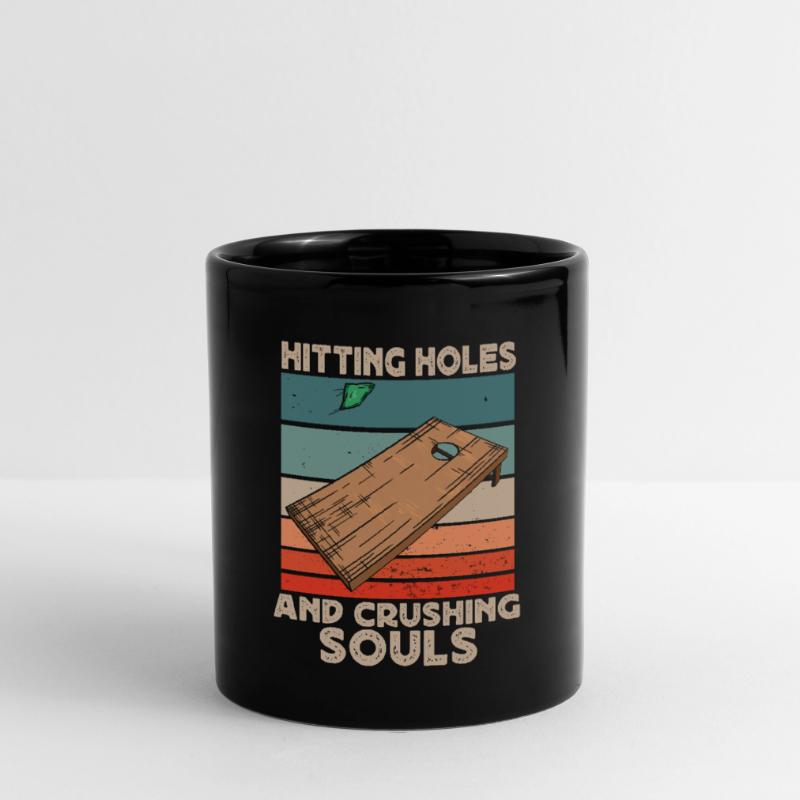 Cornhole, pouf, lancer de pouf Mug uni