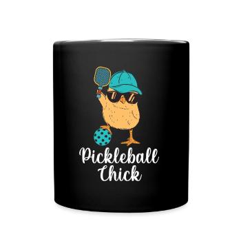 Pickleball-Chic, Pickleball Player - Full Colour Mug - black - Front