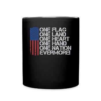 US patriotic quotes, patriot, patriots - Full Colour Mug - black - Front