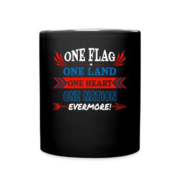 US patriotic quotes, patriot, patriots - Full Colour Mug - black - Front
