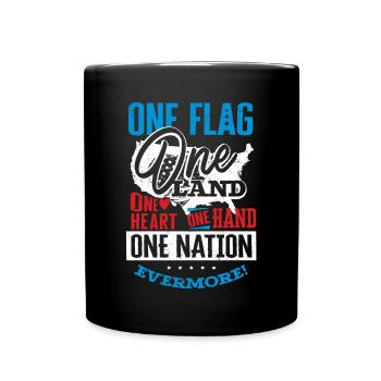 US patriotic quotes, patriot, patriots - Full Colour Mug - black - Front